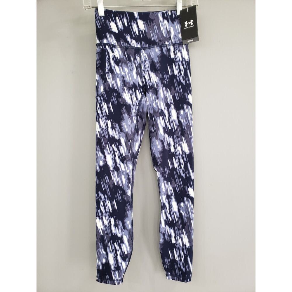 NEW -‎ HAS POCKET XS Fitted Motion Ankle Leggings Under ARmour Gym RUnning Yoga